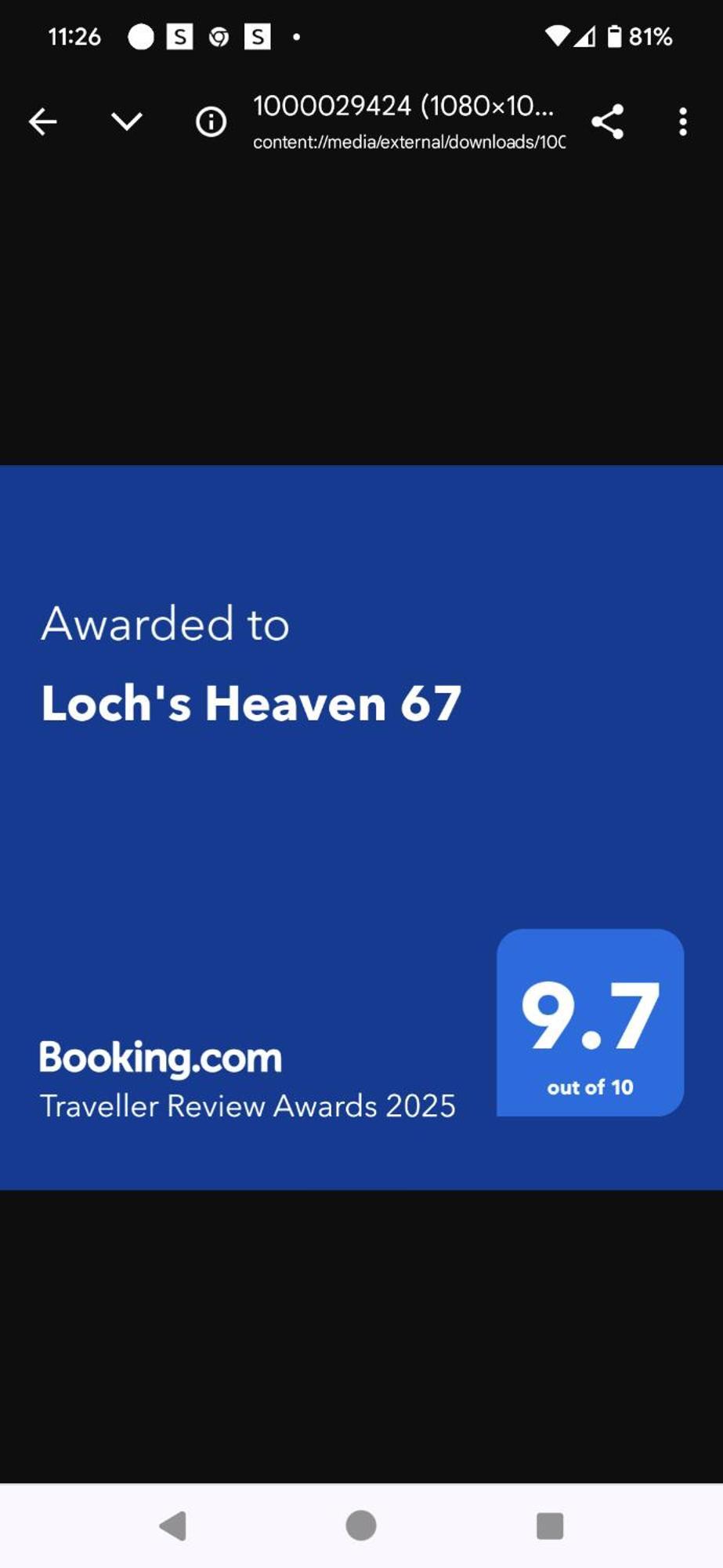 Loch'S Heaven 67 Villa Balminnoch Екстериор снимка